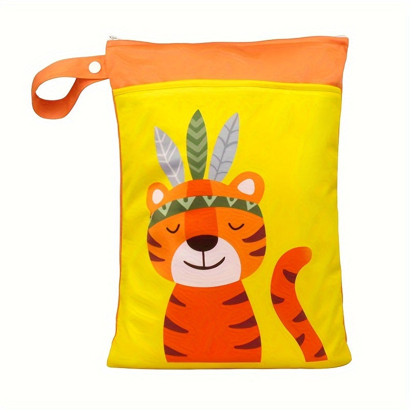 Wasbare Waterdichte Opbergtas – Dubbele Rits | Voor Nat Wasgoed, Luiers, Make-up & Strandspullen