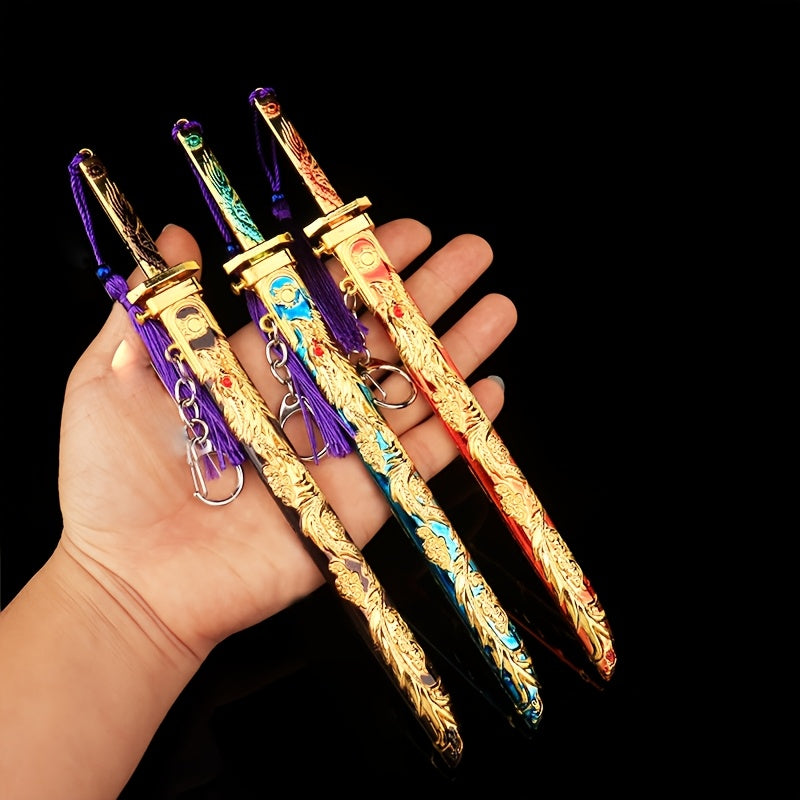 Mini Zwaard Sleutelhanger | Zinklegering Model | 22 cm | Cadeau