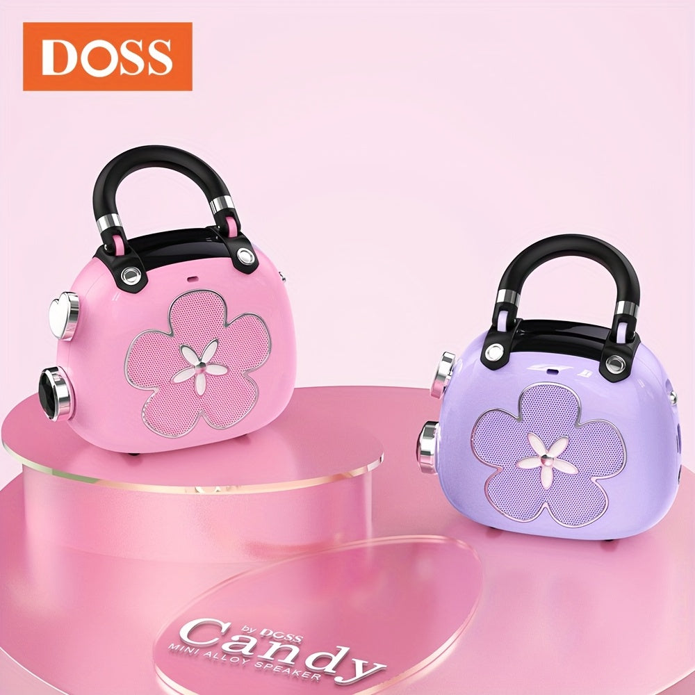 Mini Bluetooth Speaker voor Kinderen en Volwassenen - Draagbare Draadloze Luidspreker met Retro Design - 5W Krachtig Geluid MP3 Speler - Leuk Cadeau voor Meisjes