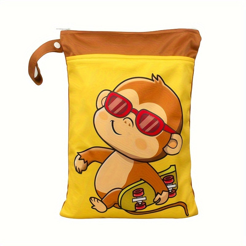 Wasbare Waterdichte Opbergtas – Dubbele Rits | Voor Nat Wasgoed, Luiers, Make-up & Strandspullen