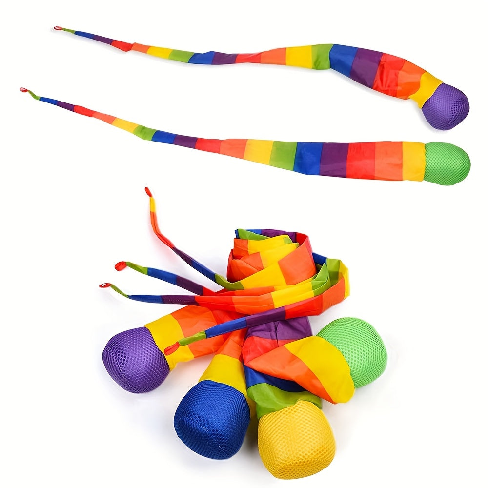 Zandzak Frisbee Spel | Actief Gooi- en Mikspel met Linten voor 14+