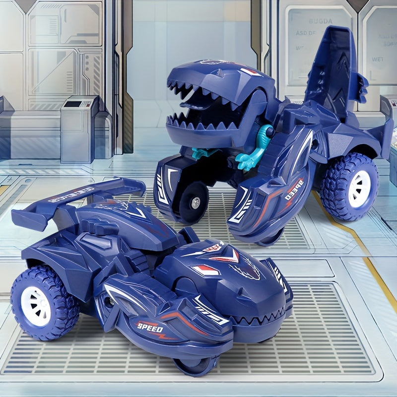 Transformerende Dino Auto | 2-in-1 Automatische Dinosaurussen Speelgoedauto voor Kinderen
