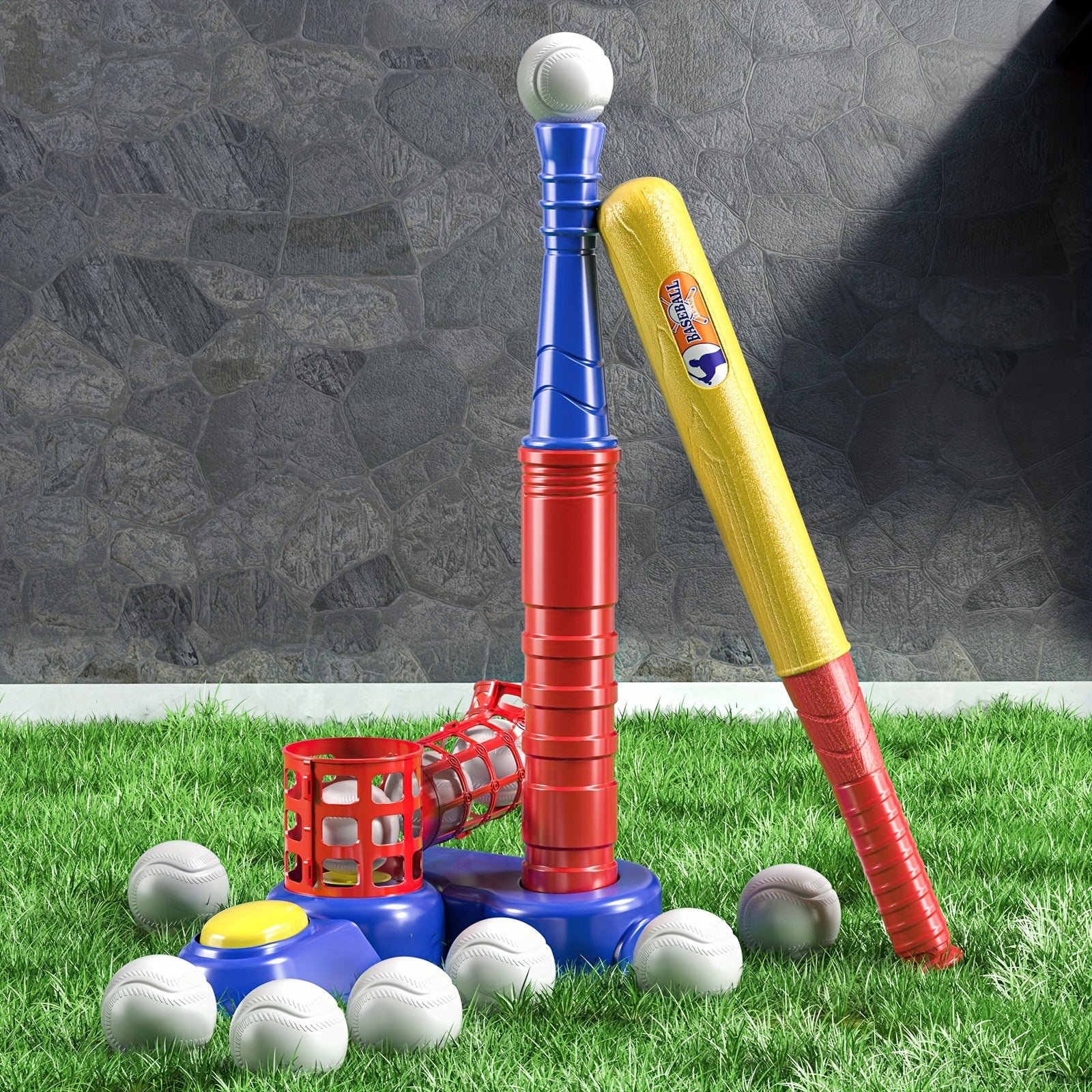 2-in-1 T-Ball Set met 10 Ballen | Outdoor Sport Speelgoed