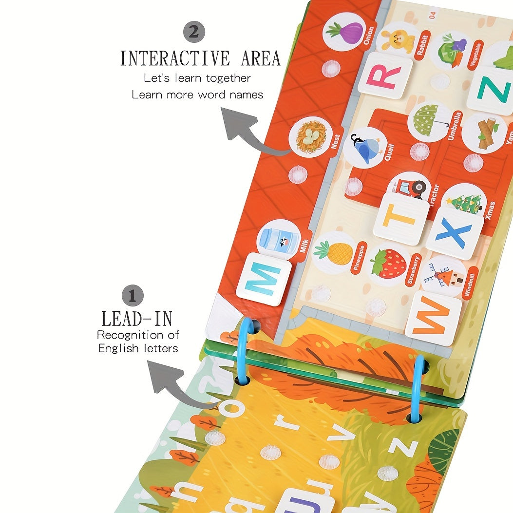 Dieren Leerboek Busy Book | Educatieve Verlichting met Meerdere Thema's, Plak & Scheur Sticker Activiteitenboek voor Kinderen en Peuters