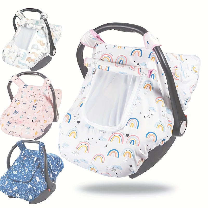 Warme Autostoelhoes Baby Winter - 3-in-1 Minky Hoes Maxi Cosi - Ademende Autostoel Cover Pasgeboren Jongens en Meisjes