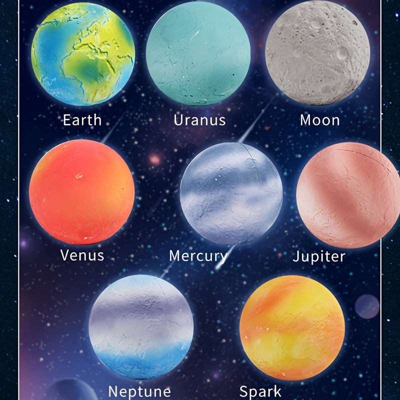 8-Planeten Opgravingskit – STEM Speelgoed met 25+ Edelstenen | Educatief Cadeau voor Kinderen 6–10 Jaar