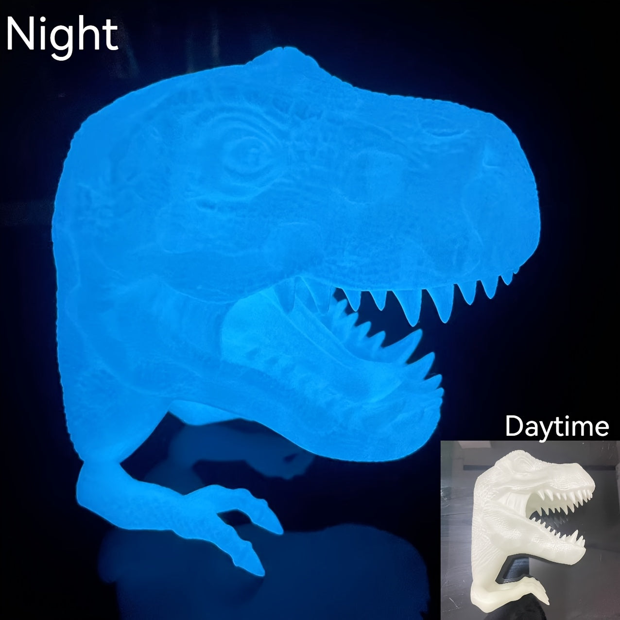 Stoere 3D Geprinte T-Rex Muurdecoratie voor Jongens en Mannen - Roze Dinosaurus Kunstwerk voor Kinderkamer, Kantoor of als Cadeau voor Vaderdag en Halloween