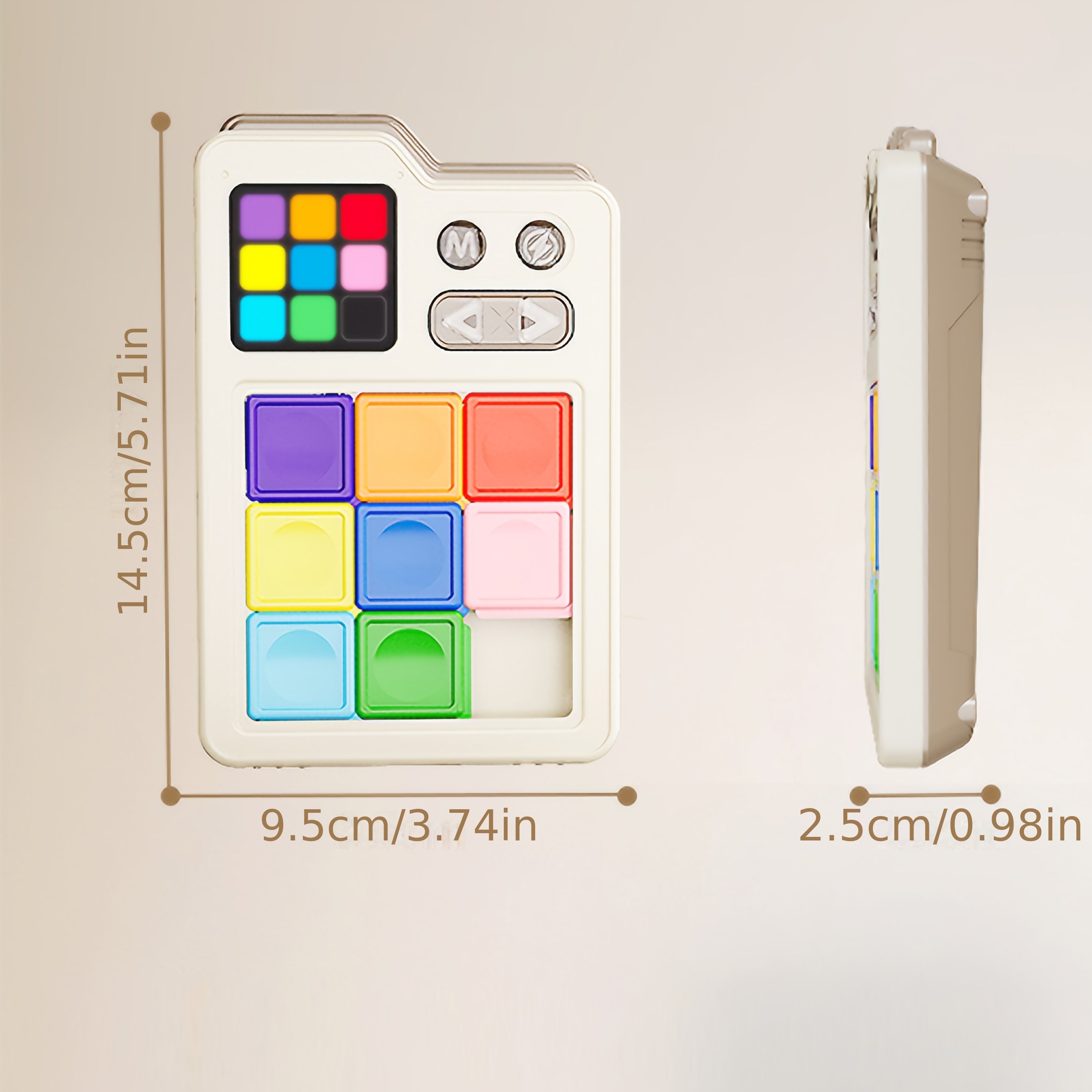 Puzzle Coulissant Électronique "Smart Klotski" pour Enfants 6 Ans et Plus - Jeu Cérébral Interactif avec Niveaux de Difficulté Progressifs