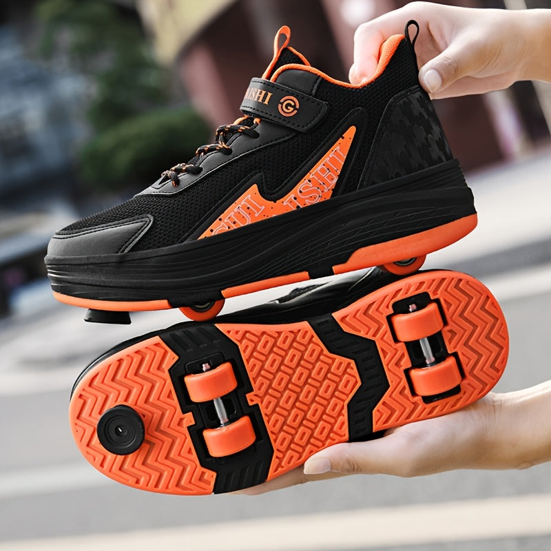 Jongens rolschaatsen - comfortabel met afneembare wielen & verbeterde afneembare remkop | outdoor skates