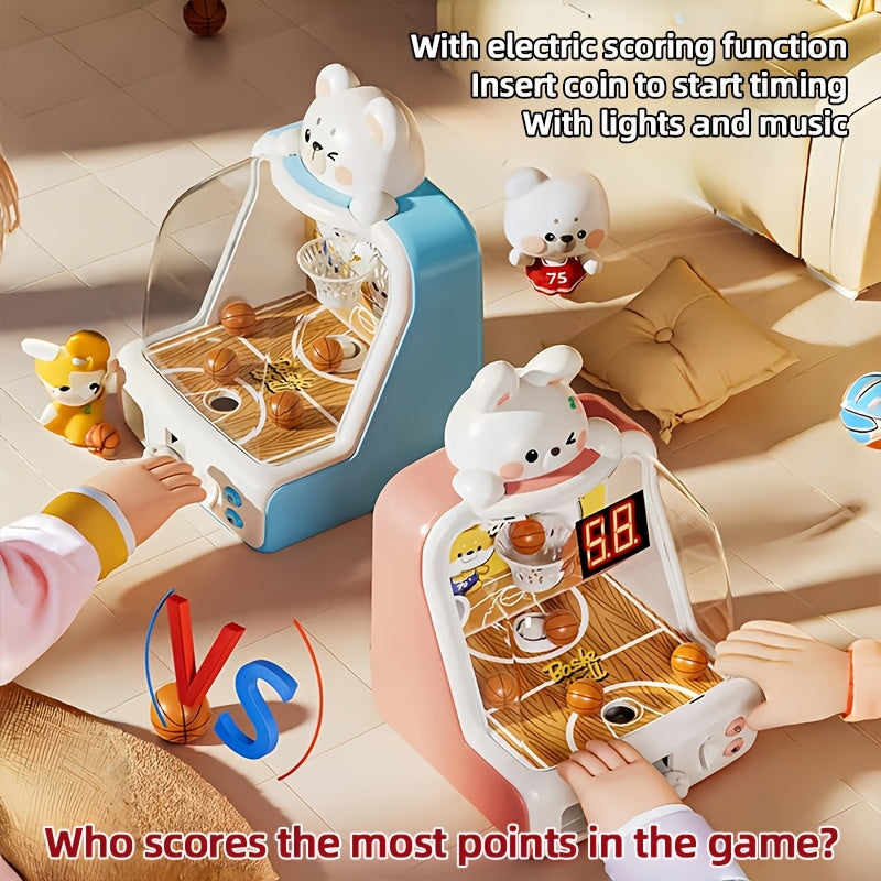 Interactief Automatisch Basketbalspel | Multiplayer Plezier, Ideaal Cadeau voor Kinderen