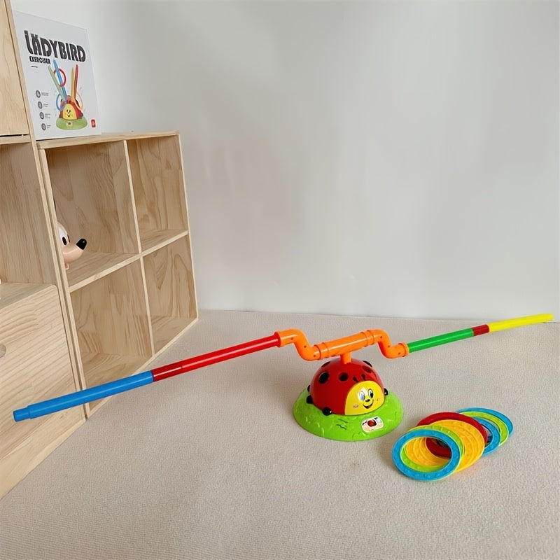 Lieveheersbeestje Ringwerpspel voor Kinderen van 3-6 Jaar - Actief Coördinatie Speelgoed voor Jongens en Meisjes - Multifunctioneel Spel voor Binnen en Buiten
