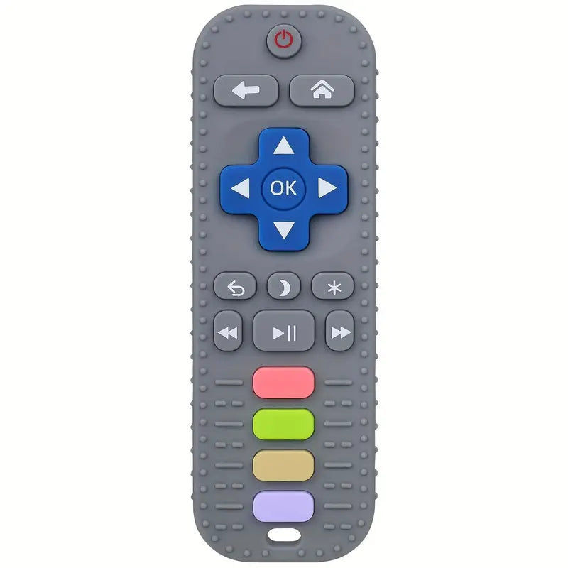 BPA-vrije Siliconen Baby Bijtring | Remote Control Vorm voor Teething, Perfect voor 6-12 Maanden