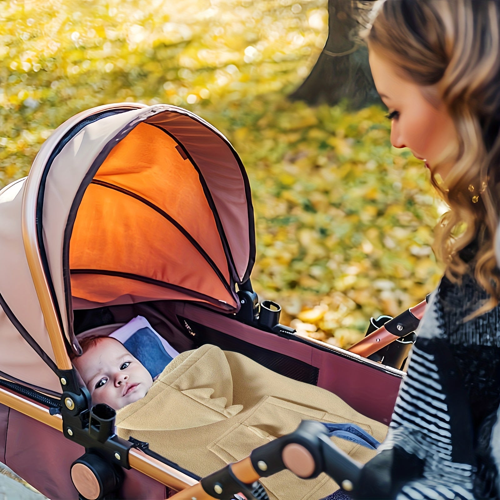 Baby Draagdoek Deken | Winddicht & Zacht Met Dino Print | Multi-Use Voor Wandelwagens & Draagzakken