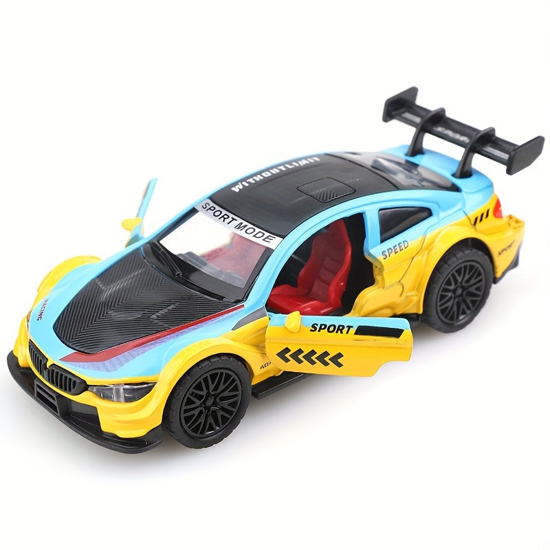 1:36 raceauto van metaal - Decoratief en ideaal als Halloweencadeau.