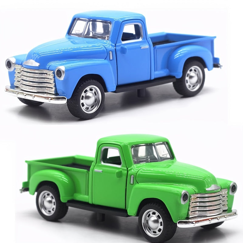 Vintage truck 1:32 van legering - Speelgoed voor kinderen, cadeau voor Kerstmis en Halloween.