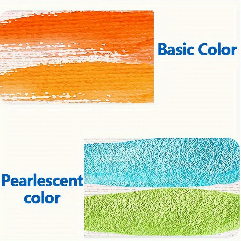 Luxe Waterverfset | Metalen Doos met Kwalitatieve Pigmenten voor Kunstenaars & Studenten|Educatief speelgoed