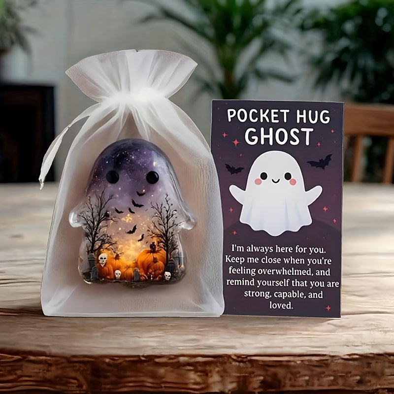 Spookje pocket hug kaart | Halloween steun & gift