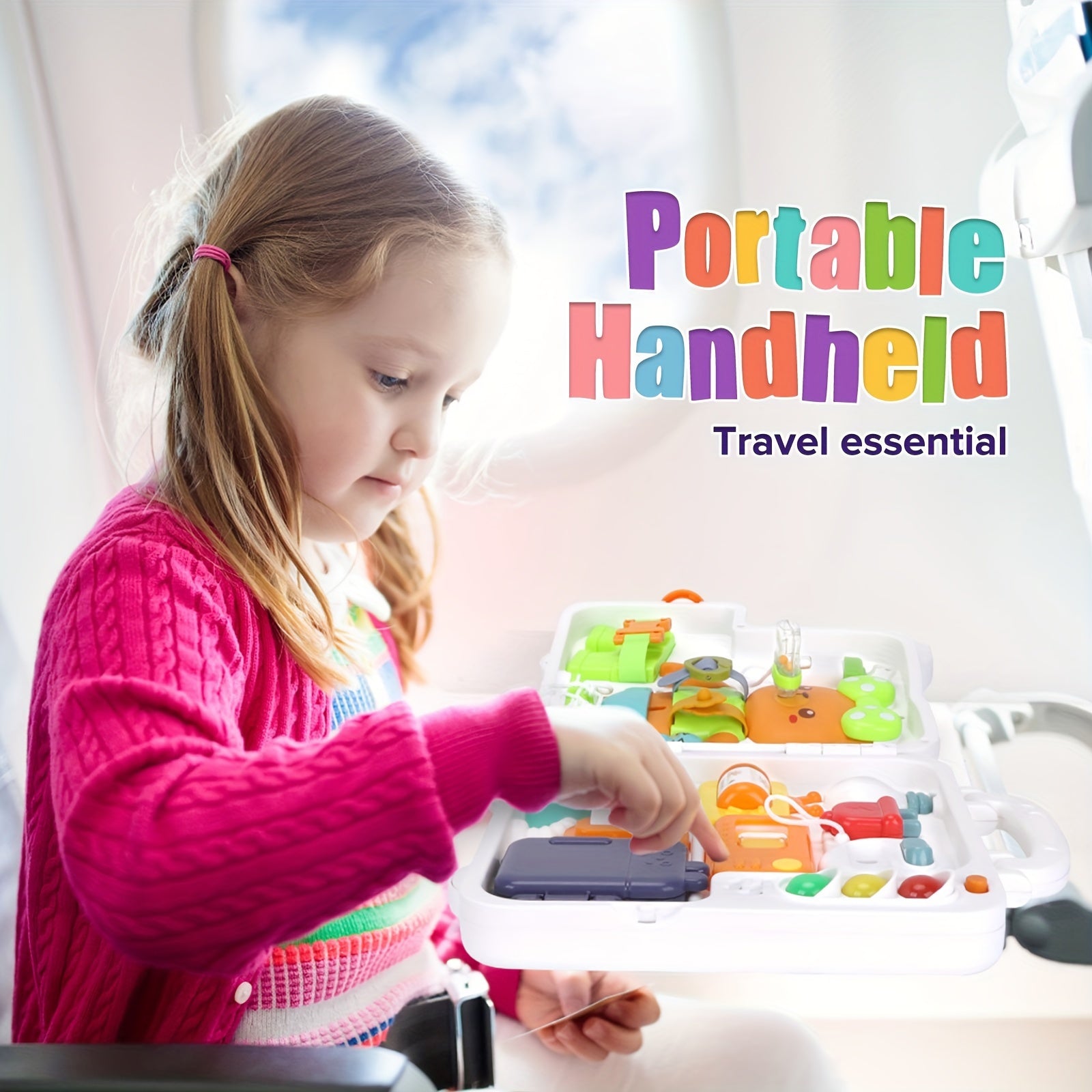 Interactieve Busy Board | Educatief speelgoed 1-3 jaar, ideaal cadeau