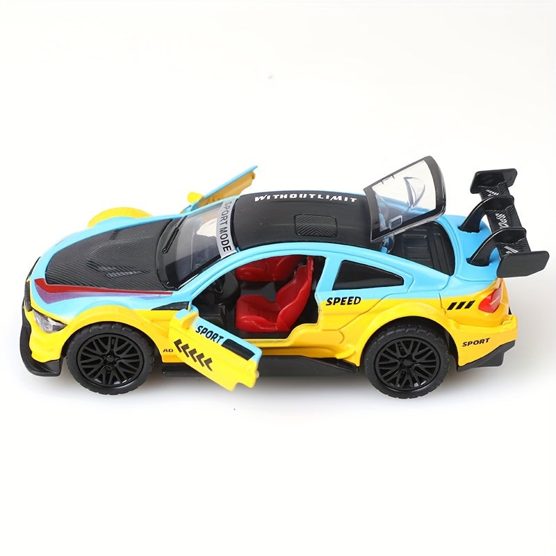 1:36 raceauto van metaal - Decoratief en ideaal als Halloweencadeau.