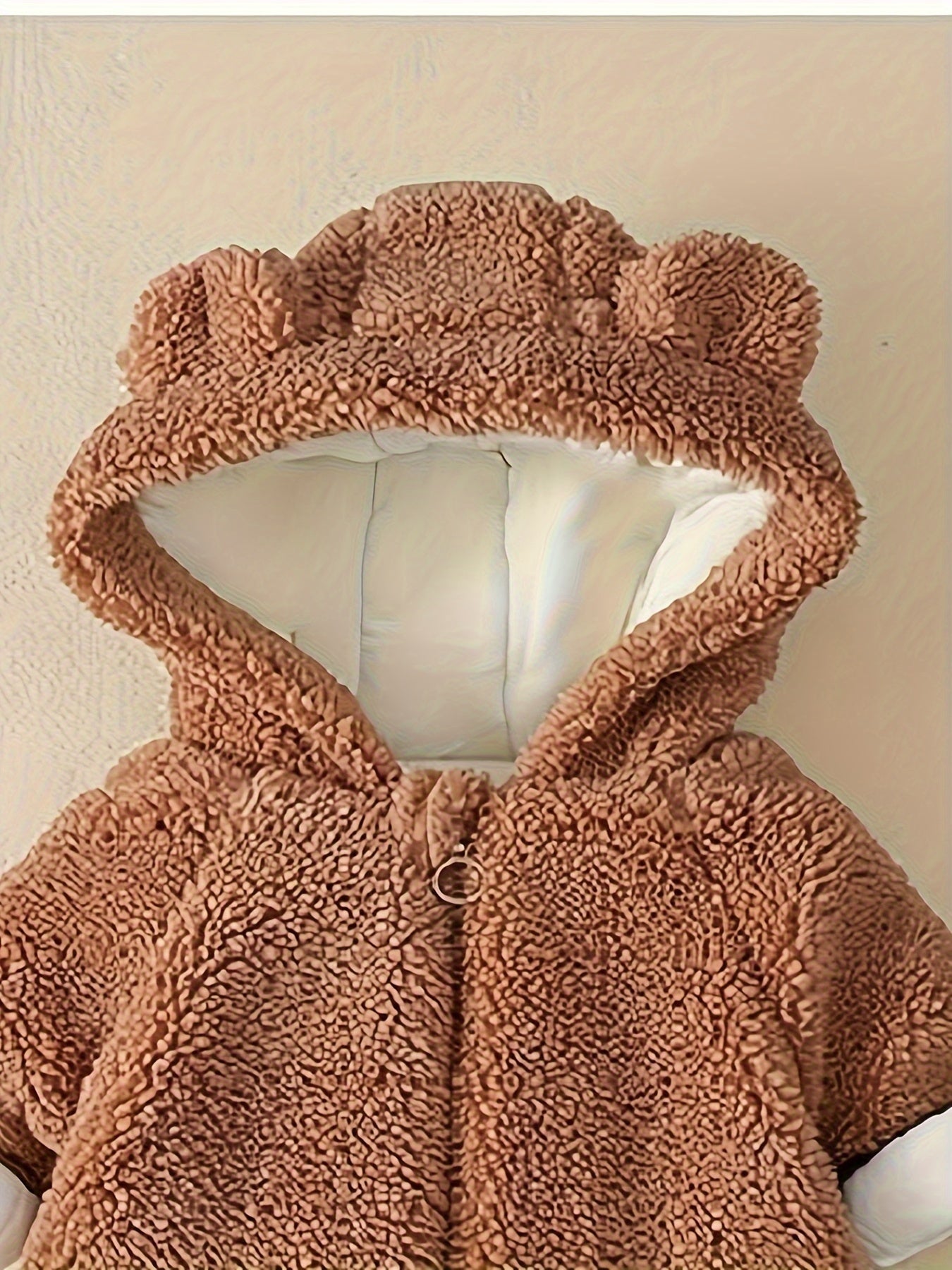 Warme Baby Jumpsuit Romper met Capuchon | Beer Ontwerp Onesies voor Pasgeboren Winterkleding Makkelijk aan te trekken
