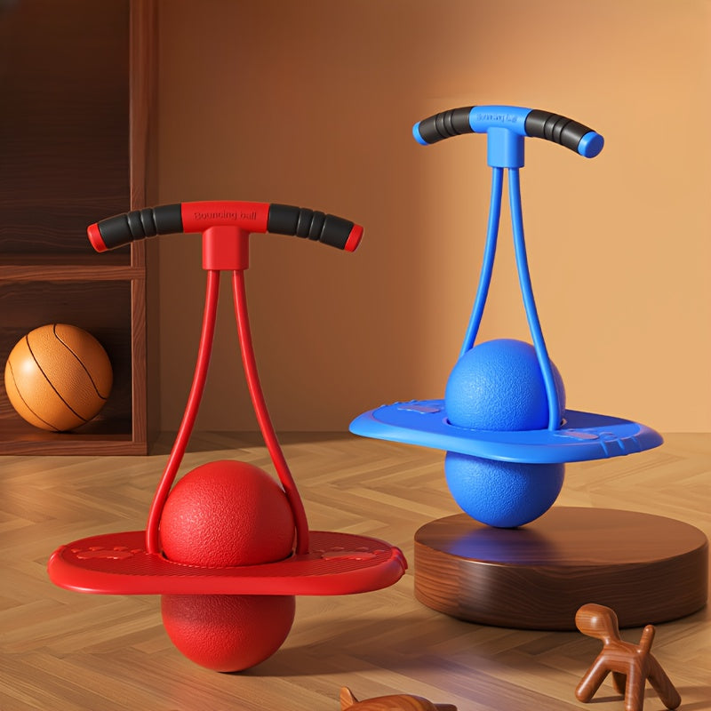Balans Springbal – Fitness Speelgoed voor Binnen & Buiten met Handvatten | Elastische Bouncy Ball voor Kinderen & Volwassenen, Core Training & Stabiliteit