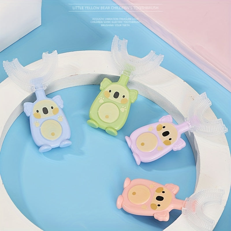 U Baby Tandenborstel | Baby Molairstok | Fopspeen & Tandenborstel voor Baby's | Siliconen Melktand Tandenborstel | Mondverzorging voor Pasgeborenen 0-2 Jaar