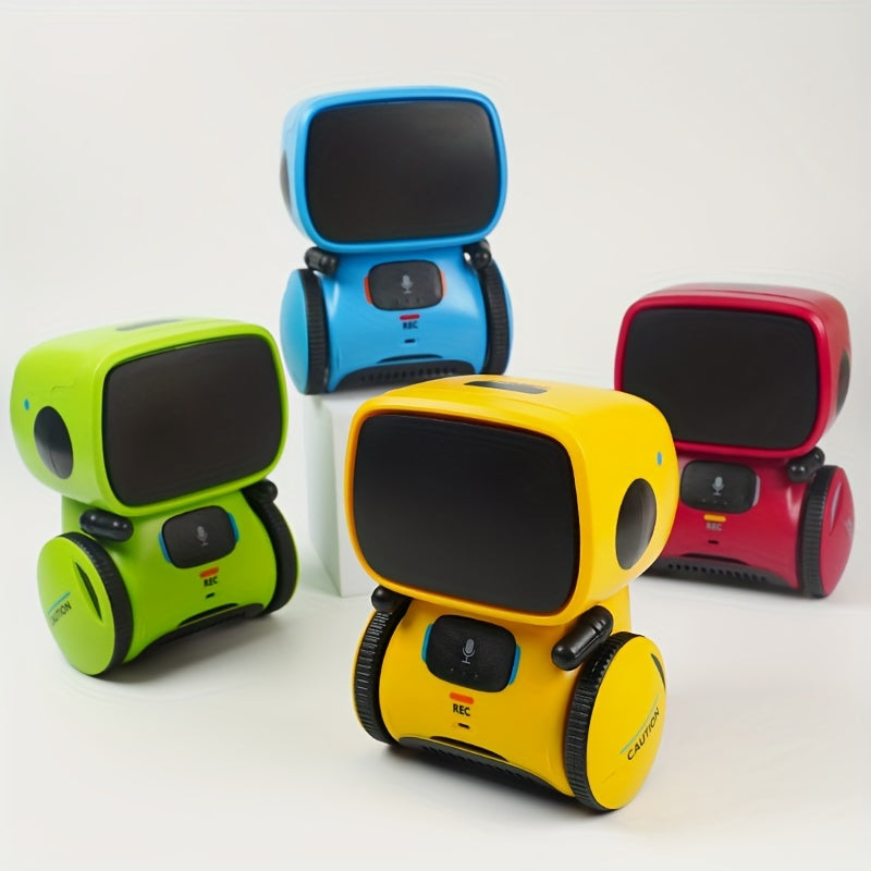 Halloween interactieve robot met intelligente spraakfunctie - Mini robot met touch- en dialoogfunctie, opname en stemverandering, kinderspeelgoed voor kerstcadeau