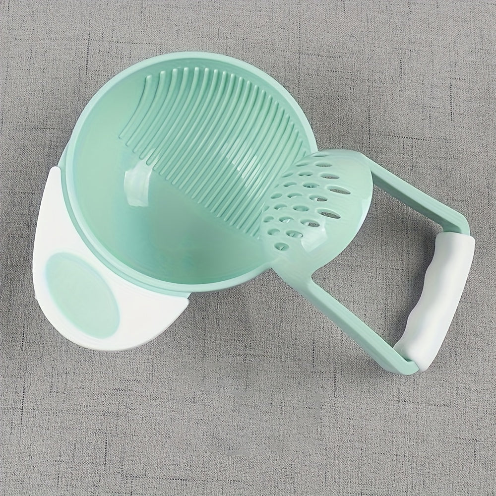 Handmatige Voedselmolen voor Verse Babyvoeding - Pureermolen voor Zelfgemaakte Fruithapjes en Groentepuree - Handige Keukenhulp voor Ouders van Baby's