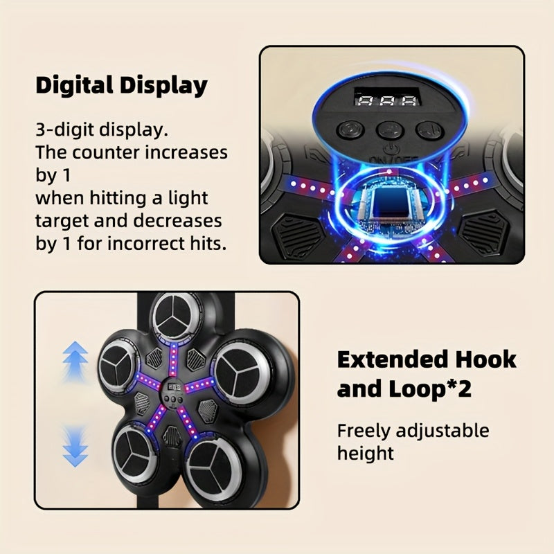 Interactieve boks mat|Met licht en geluid – Trainingssysteem kind