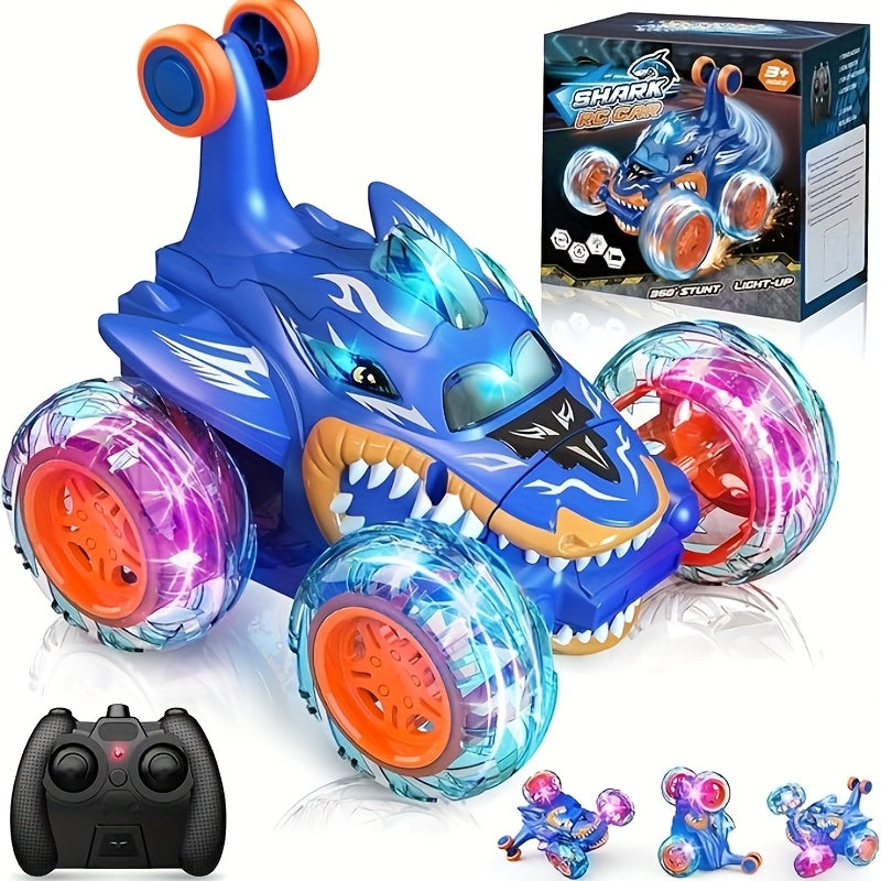 360° Draaibare Infrarood RC Mini Auto | Stuntauto met Lichten – Cadeau voor Jongens van 4 tot 10 Jaar