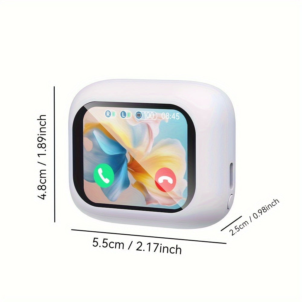 Slimme LCD Touch Earbuds 2025 | Draadloze Oordopjes met Premium Geluid & Microfoon