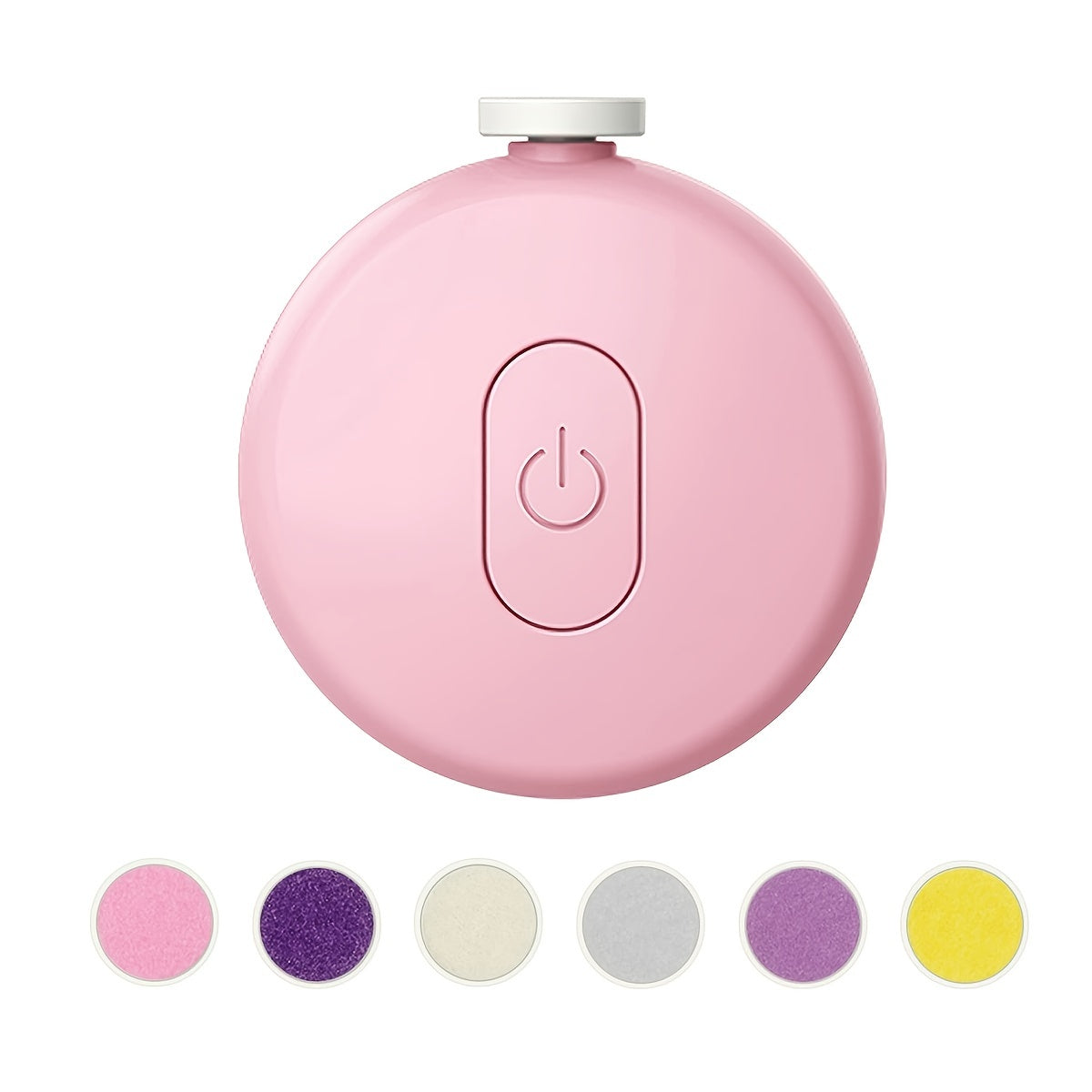 Veiligheid Elektrische Nageltrimmer Kit voor Baby's | 6 Vervangbare Slijpkoppen Nagelknipper voor Baby's, Kinderen en Volwassenen