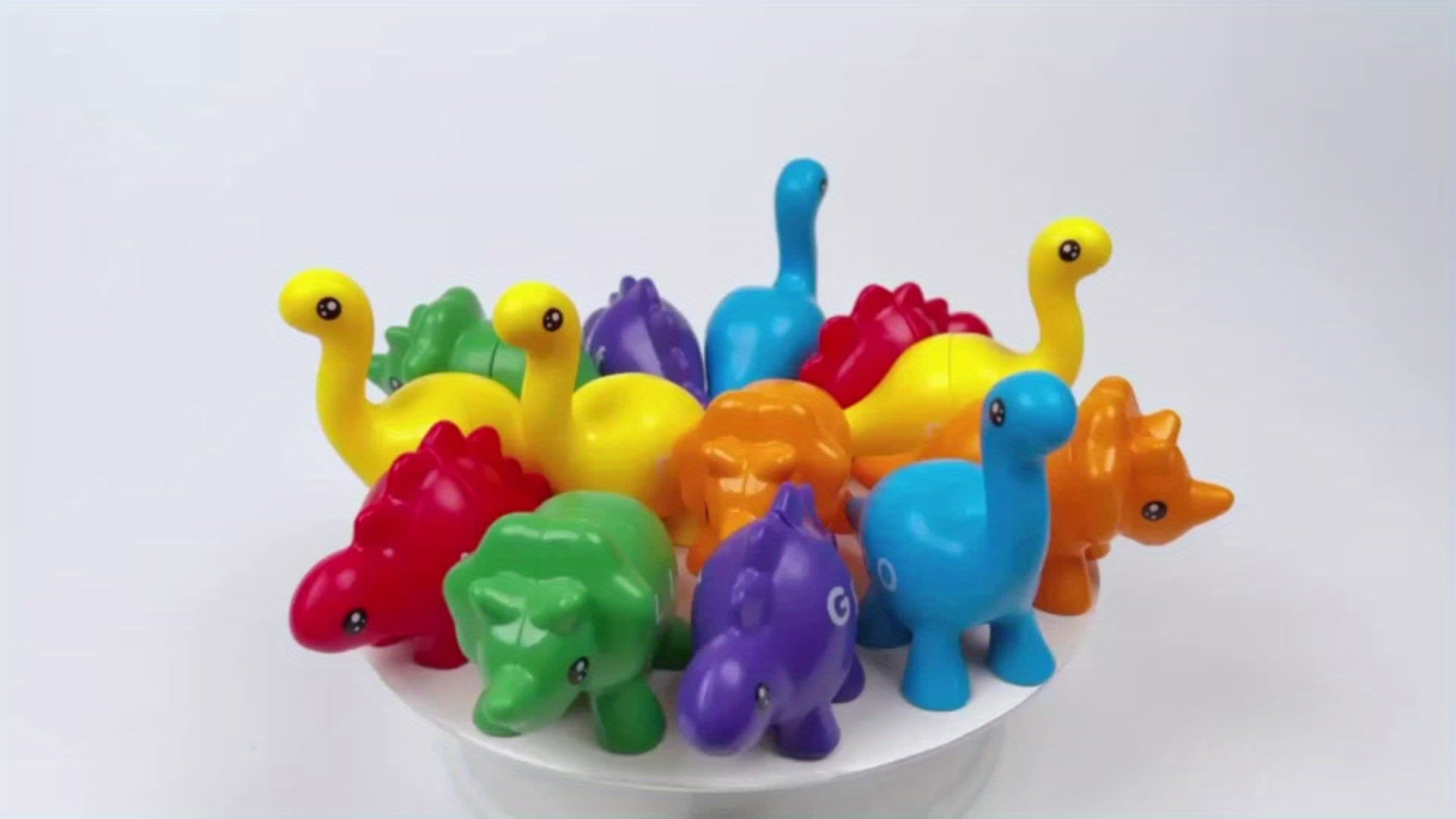 Dinosaur letter matching toys en number matching toys voor kinderen – kleurrijk educatief speelgoed om letters en cijfers te leren.