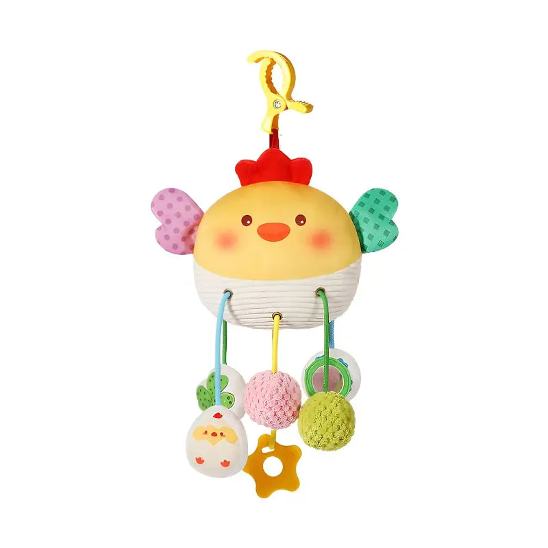 Cartoon Bed Hangend Speelgoed voor Baby’s met Bel | Nibble-Veilig en Lichtgewicht