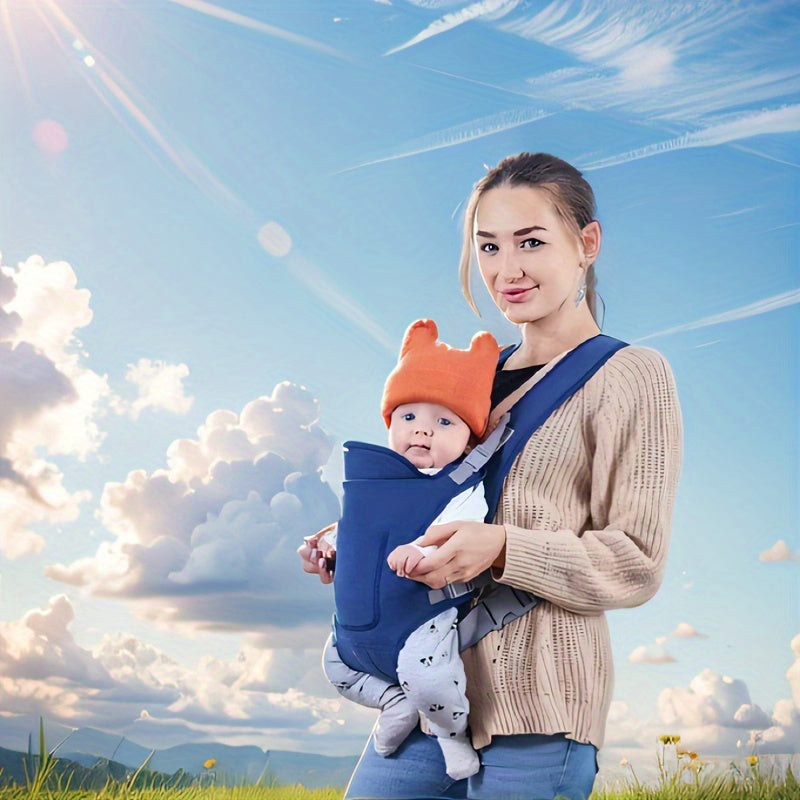 Ergonomische Multifunctionele Draagzak voor Baby's | Comfortabele Draagzak vooraan en achteraan met Verstelbare Bandjes, Reisspullen voor Pasgeborenen