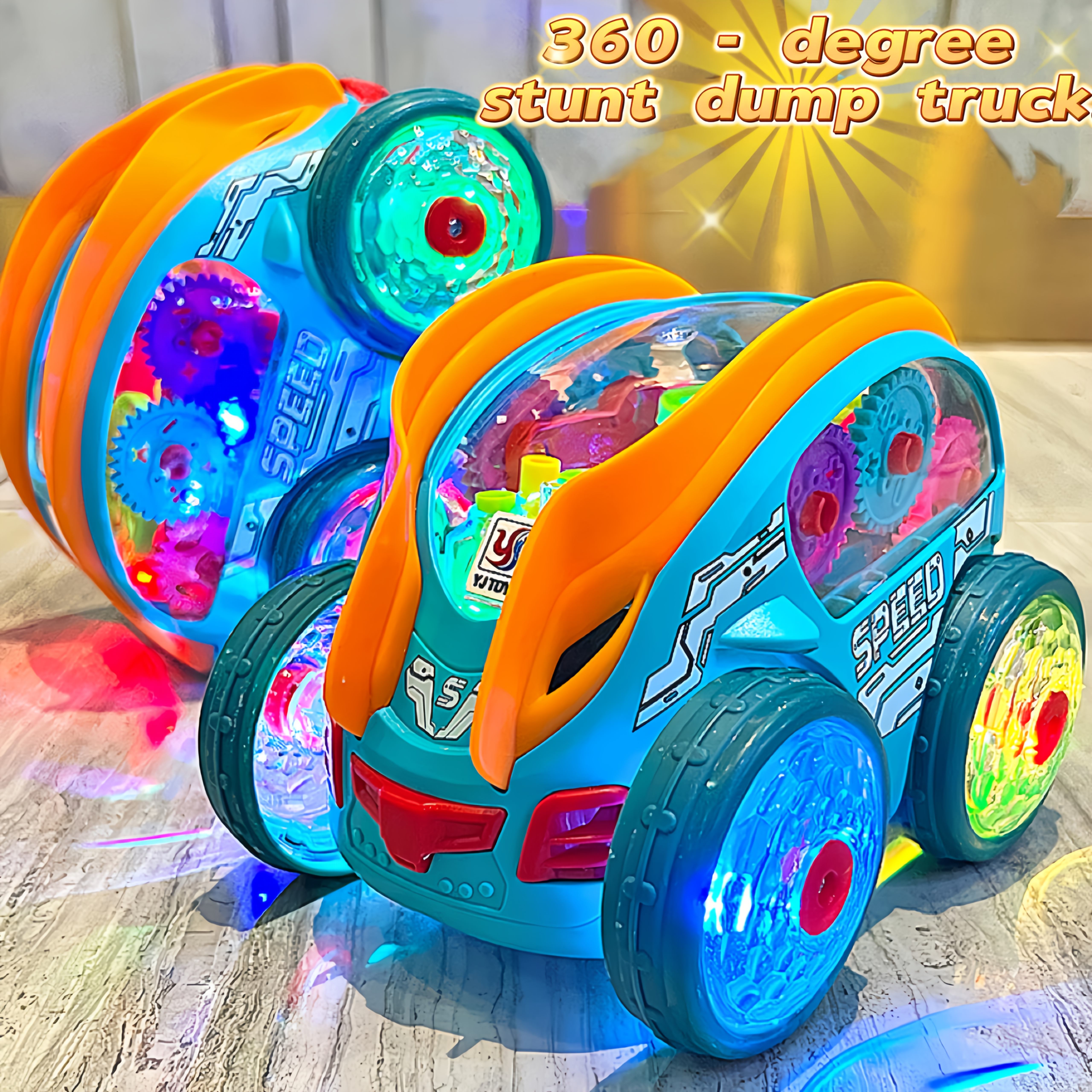 Automatische Kiepwagen Speelgoed met Licht & Geluid | Educatief Speelgoed voor Kinderen vanaf 3 Jaar