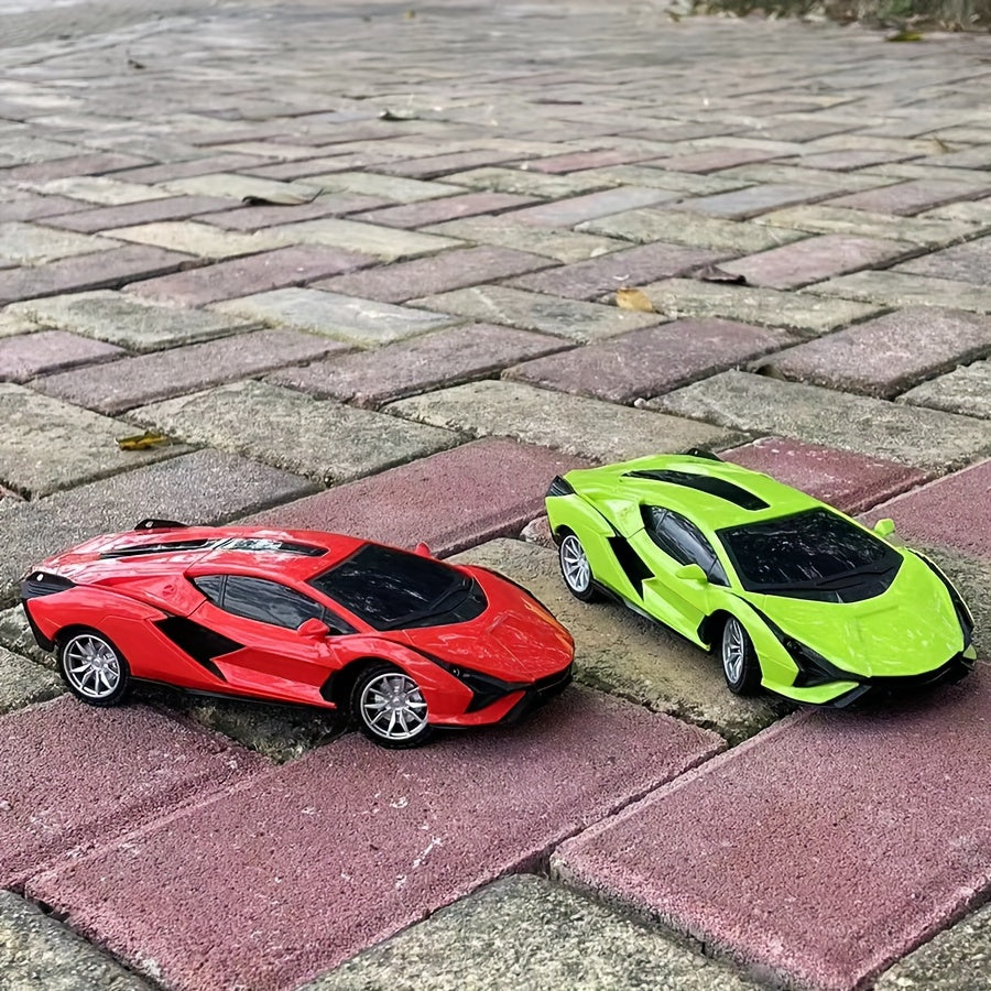 Afstandsbediening Racing Auto Speelgoed met Koplampen - Perfect voor Kerst & Halloween Cadeaus, Verkrijgbaar in Rood, Groen, Blauw, Gemengde Kleuren