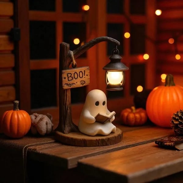 Schattige Spook Leeslamp | Nachtlampje voor kinderen, decoratie en cadeau