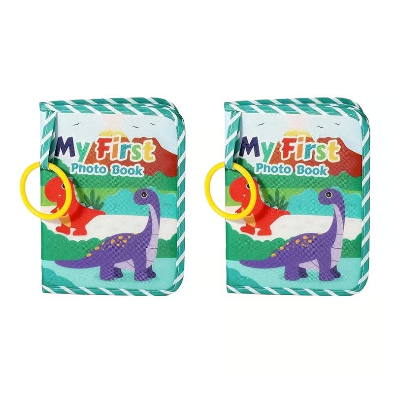 Mijn Eerste Baby Foto Boek | Veilig Babyboek met Spiegel en Educatief Ontwerp