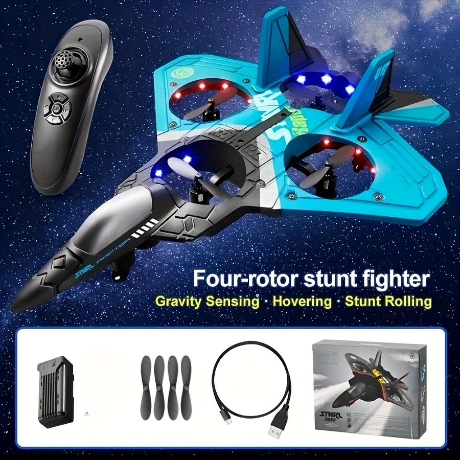 RC Gevechtsvliegtuig | Hobbyvliegtuig van EPP-schuim, Glider, RC Drone Cadeau voor 12+ Jaar