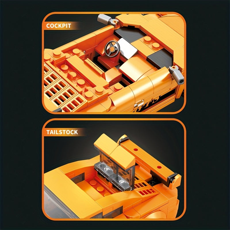 338-delige DIY raceauto bouwset - Kerstcadeau.