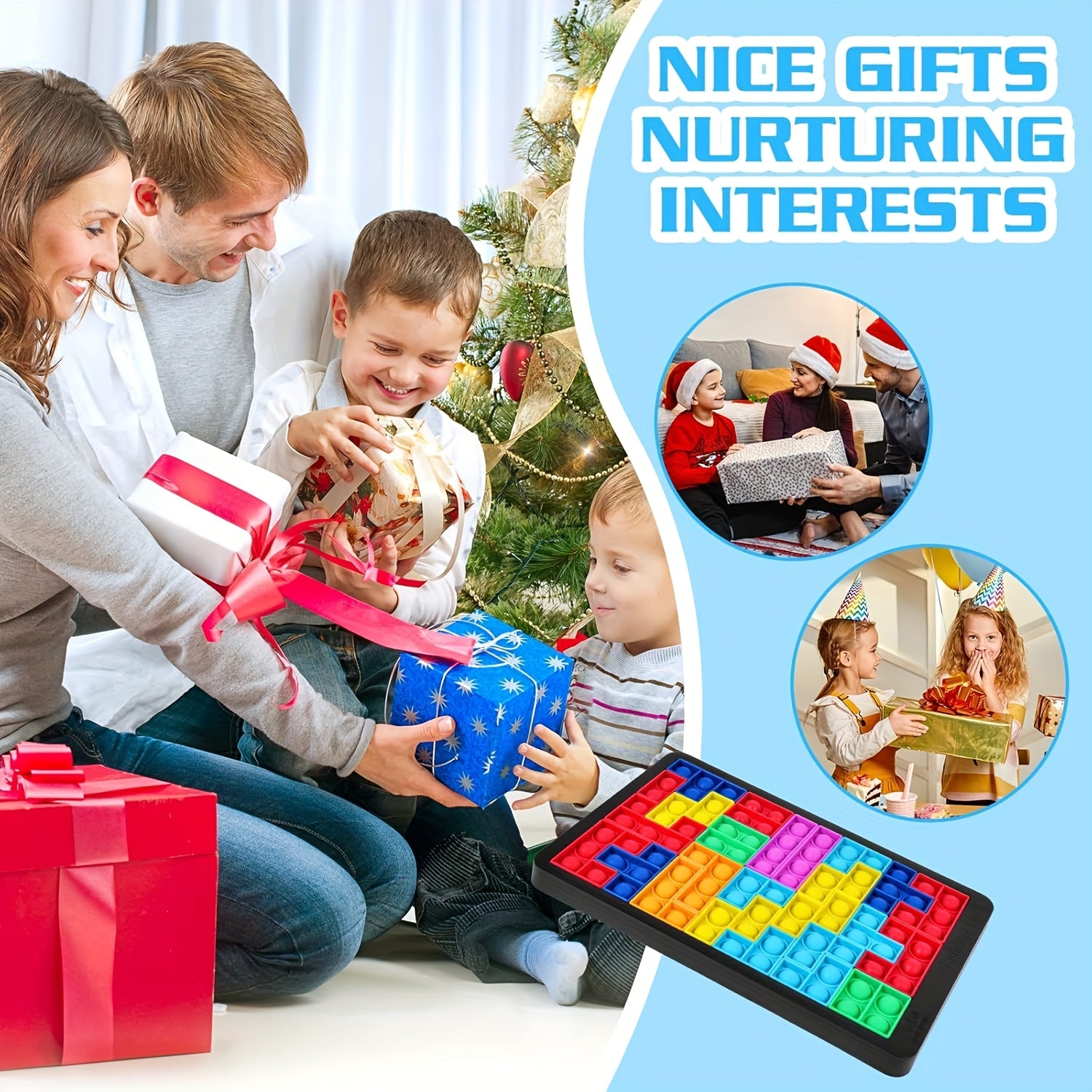 Zachte puzzel bouwblokken | Educatief spel tegen stress en angst, ouder-kind spel