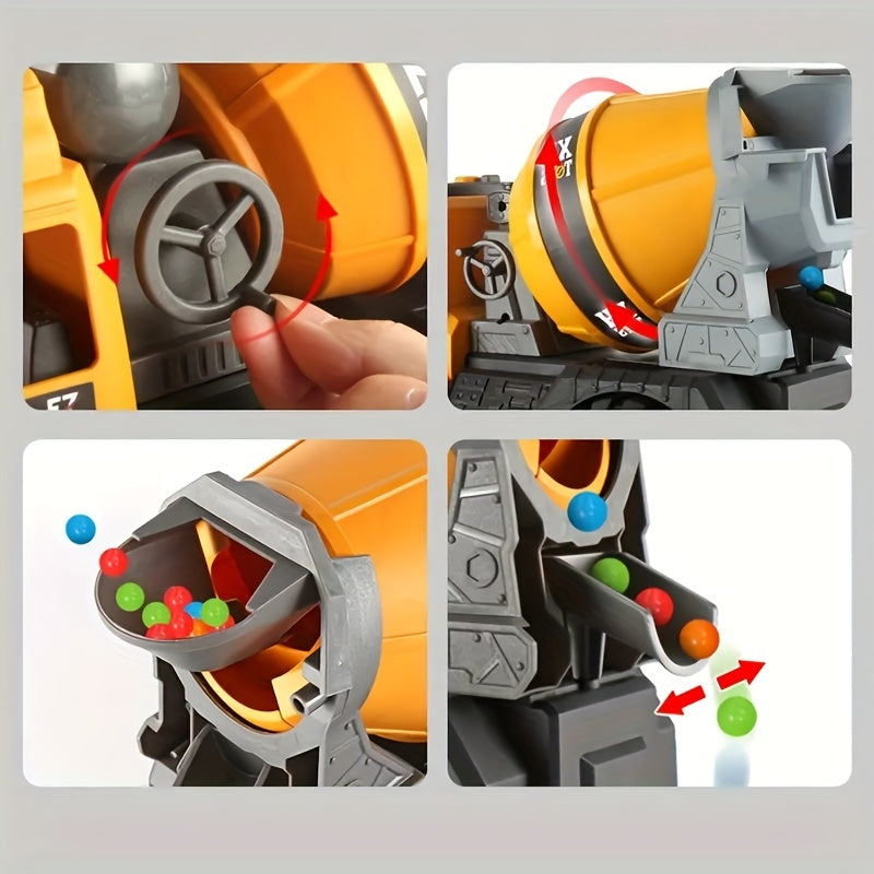 Grote Bouwvoertuigen Speelset | Graafmachine, Mixer & Kraan – Terug naar School Cadeau