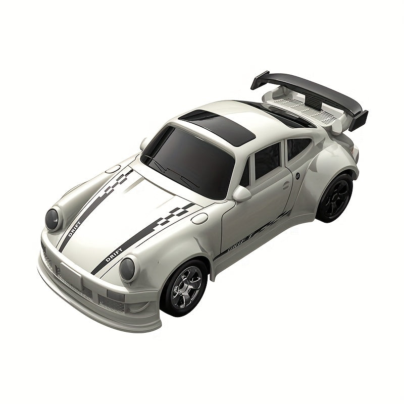 Mini 4WD RC Auto – Drift Racewagen met Lichten, Type-C Opladen, Cadeau 3+