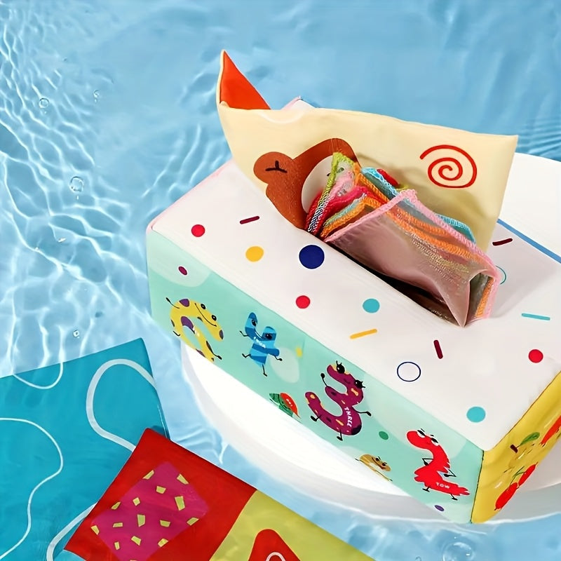 Scheurpapier doos speelgoed | Baby vingertraining