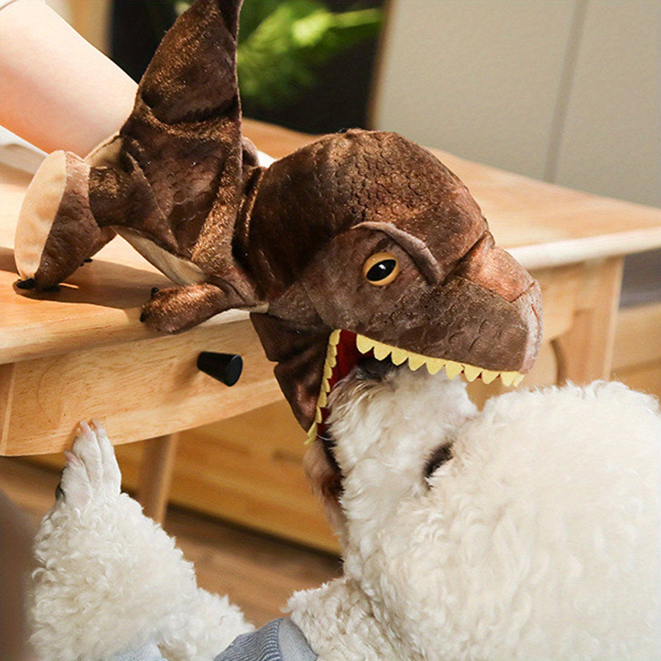 Schattige Pluche Dinosaurus Speelgoedpop |  Zachte Ragdoll voor Desktop