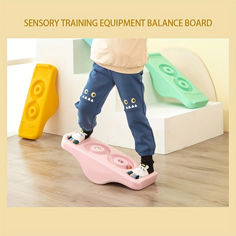 Sensorisch Balansbord voor Kinderen vanaf 3 Jaar - Educatief Evenwichtsbord voor Jongens en Meisjes - Speelgoed Wip met Doolhof voor Coördinatietraining