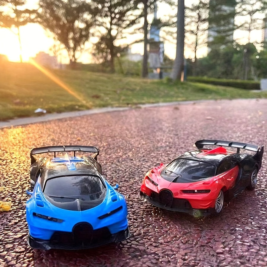 Afstandsbediening Racing Auto Speelgoed met Koplampen - Perfect voor Kerst & Halloween Cadeaus, Verkrijgbaar in Rood, Groen, Blauw, Gemengde Kleuren