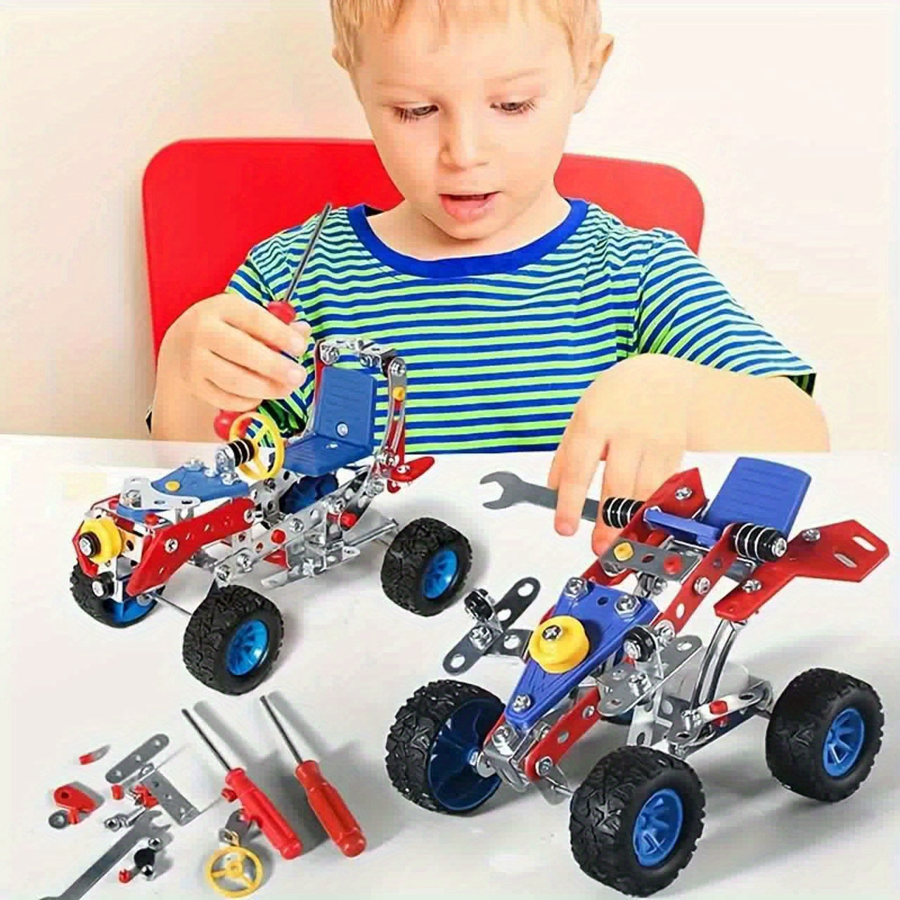 2-in-1 Retro Auto Bouwset 171-delig | Metalen DIY Speelgoed vanaf 8 Jaar