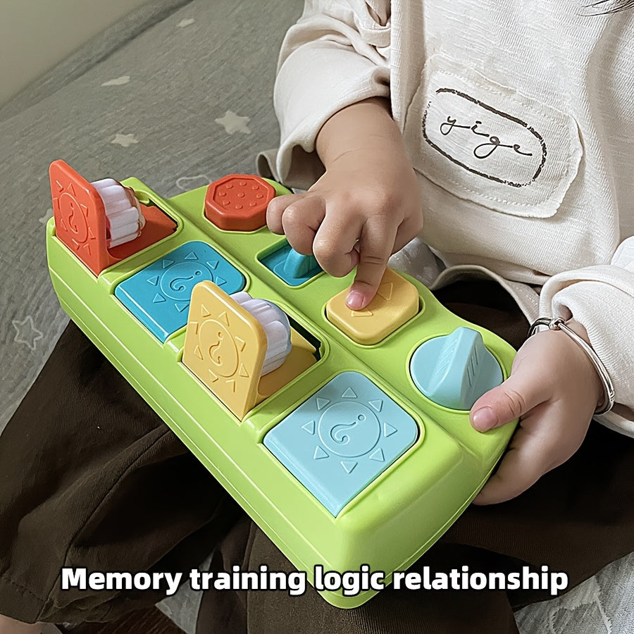 Interactieve Pop-Up Dieren Speeldoos | Educatief Speelgoed | Logica & Geheugen Training | Duurzaam Plastic